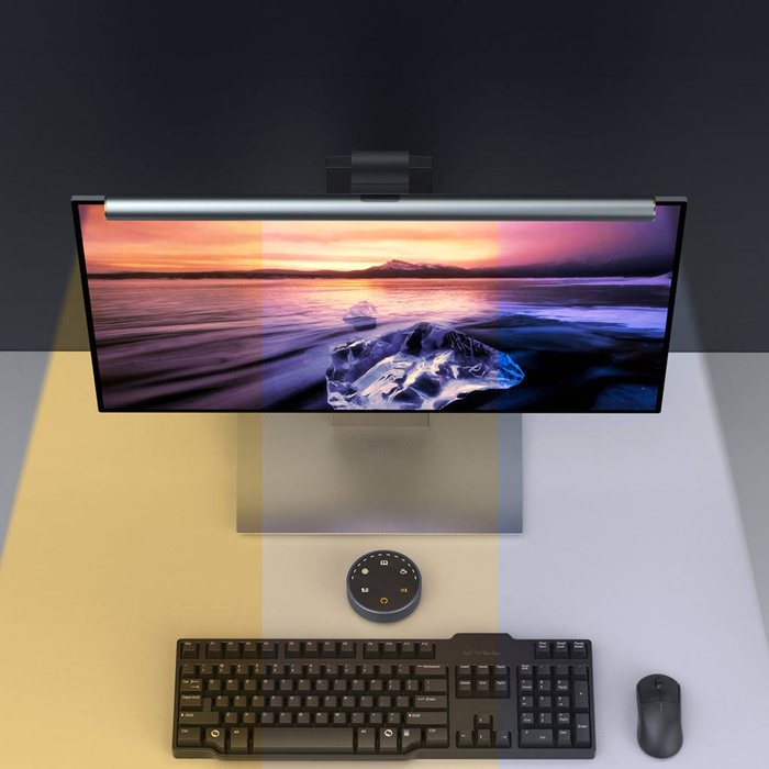 Choetech Elesense office lámpara LED controlada inalámbricamente iluminación de monitor negro (E1129)