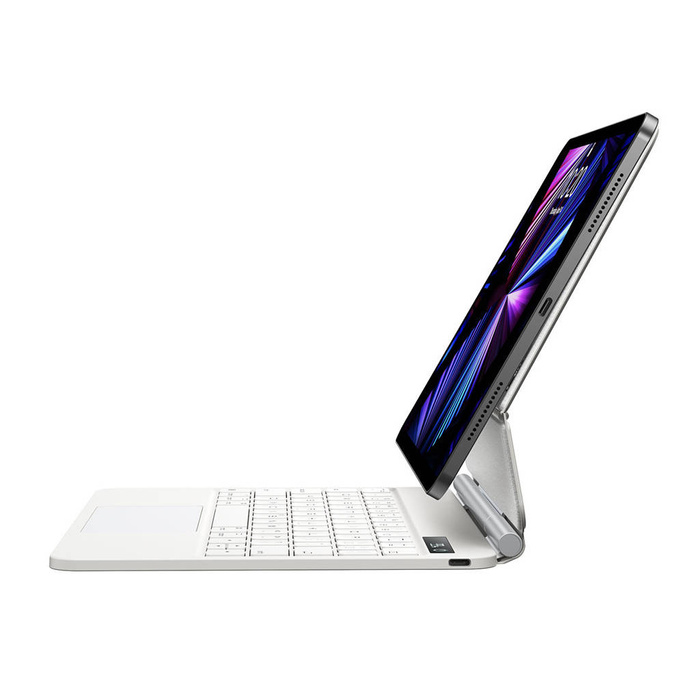 Baseus Brilliance magnetic obal s klávesnicí a vestavěným displejem pro iPad Pro 11" (2018/2020/2021) / iPad Air 4 10,9" / iPad Air 5 10,9" bílá