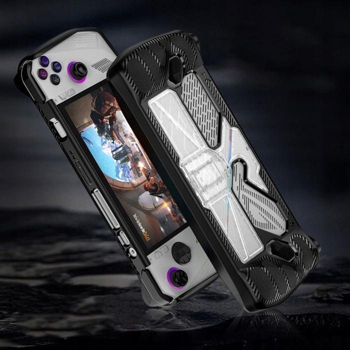 Case Tech-Protect Defense Asus Rog Ally Black/clear Case