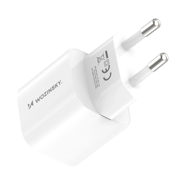 Chargeur mural Wozinsky CMWCS USB-C PD 20W - blanc