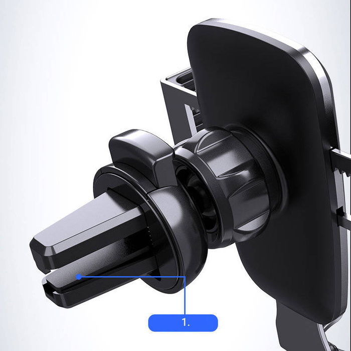 Gravity holder car smartphone holder for windshield black (YC08)