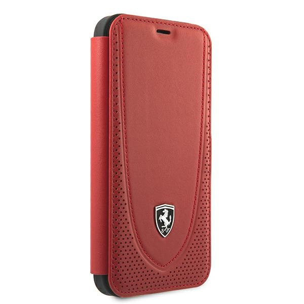 Puzdro FERRARI Apple iPhone 12 Pro Max Book Off Track Perforované FEOGOFLBKP12LRE Červená Case