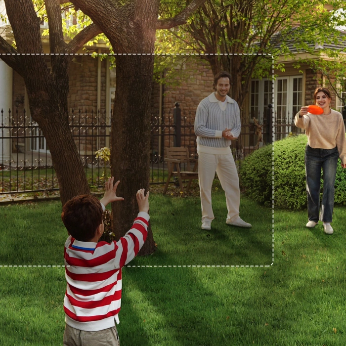 Baseus Security N1 Plus Dual 2K Outdoor-Überwachungsset (2 Kameras) – Weiß