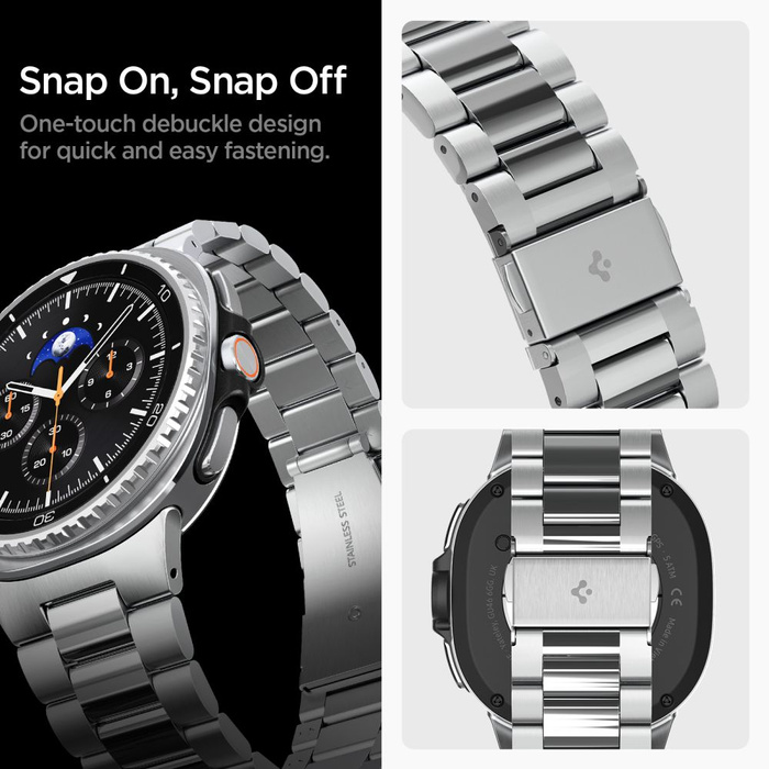 Spigen MODERN FIT BAND Galaxy Watch 8 / CLASSIC (40 / 44 / 46 MM) SILVER