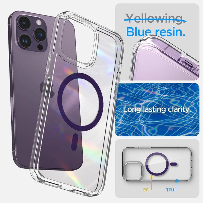 Obal Spigen Ultra Hybrid Mag MagSafe iPhone 14 Pro Max Deep Purplecase