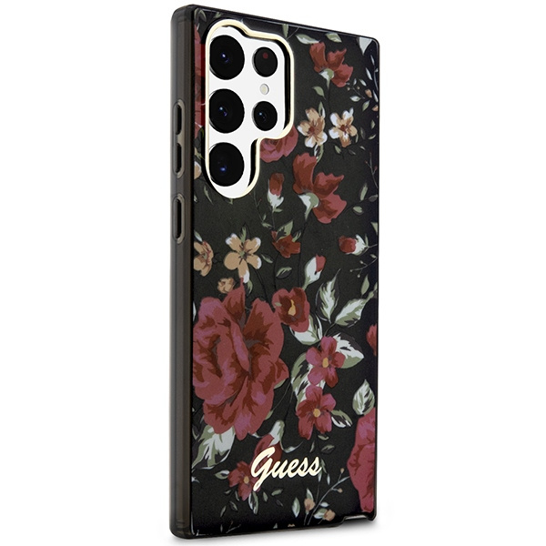 Hülle Guess Guhcs23lhcfwsa S23 Ultra S918 Grün/kaki Hardcase Flower Kollektion Case