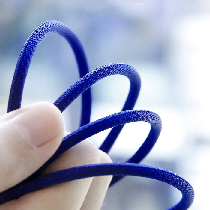 Kabel Baseus Yiven pletená tkanina USB / Lightning 1,8M černá (CALYW-A01)