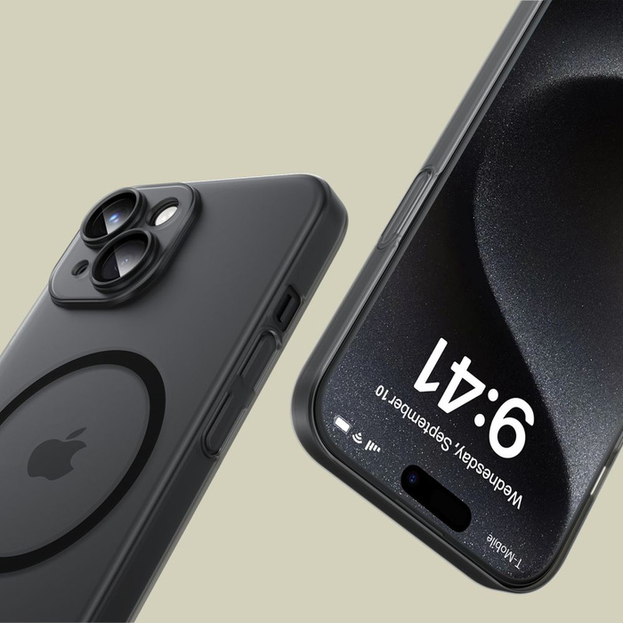 TECH-PROTECT MAGSLIM MAGSAFE IPHONE 15 MATTE/BLACK