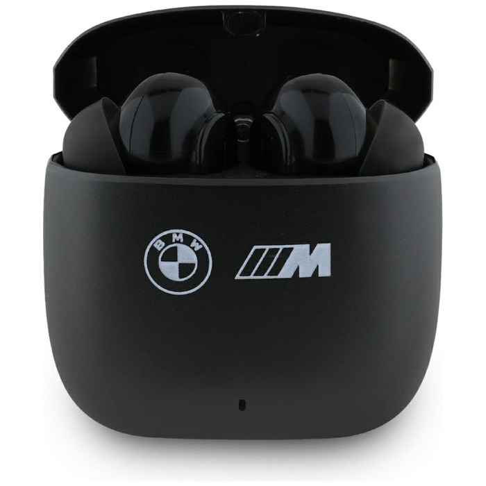 Słuchawki Bluetooth TWS BMW M Metal M    Logo Print ANC-ENC czarny