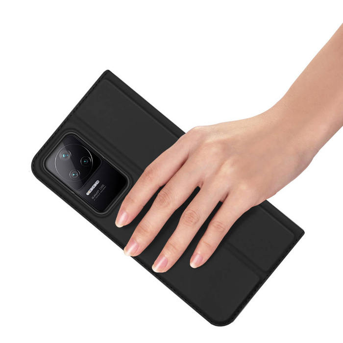 Dux Ducis Skin Pro Holster Cover Flip Cover pour Xiaomi Poco F4 5G noir