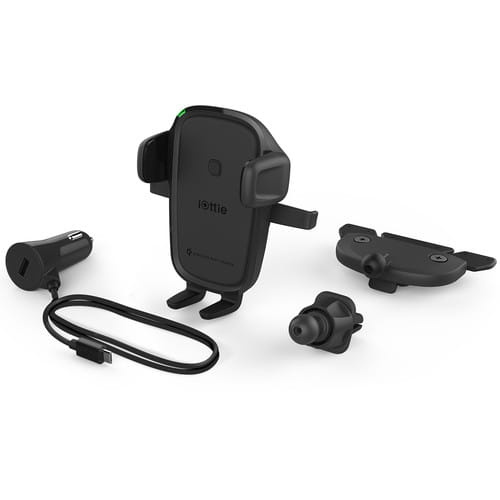Support Fente pour CD de voiture IOTTIE Easy ONE Touch 4 QI CD Mount With Inductive Charging