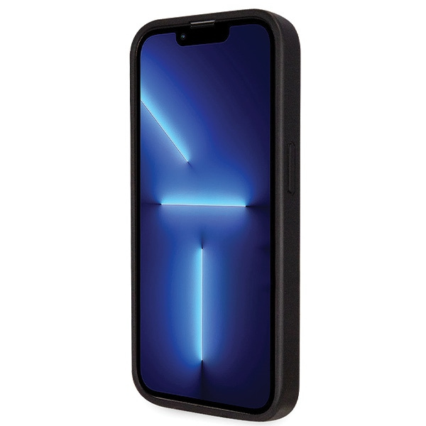 Guess GUHCP14XP4TDSCPK iPhone 14 Pro Max 6.7" schwarz/schwarz hartcase Crossbody 4G Metall Logo