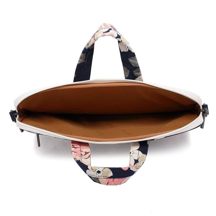 Coque CANVASLIFE Mallette Macbook Pro 15 Navy Rose Blue Case