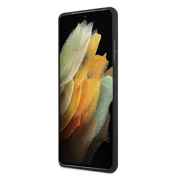  MERCEDES Samsung Galaxy S21 Ultra G998 Línea Dinámica MEHCS21LRCABK Funda rígida negra