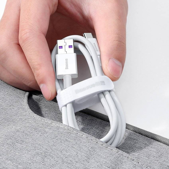 Baseus Superior USB - USB Typ C câble de charge rapide 66 W (11 V / 6 A) Huawei SuperCharge SCP 1 m noir (CATYS-01)