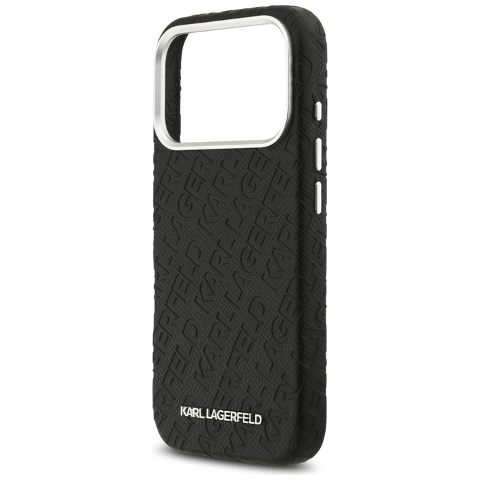 Etui Karl Lagerfeld FW Stamped Karl      MagSafe do iPhone 17 Pro czarny