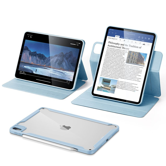 Etui Esr Rebound Hybrid iPad Air 10.9 4 / 5 / 2020-2022 / 11 6 / 2024 Sky Blue Case