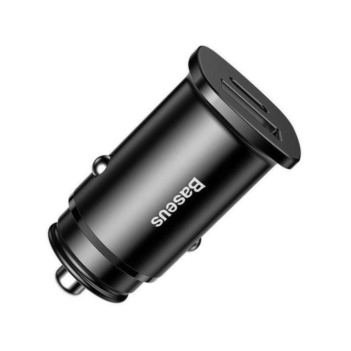 Baseus Square PPS Smart Mini Auto Ladegerät Autoadapter USB Quick Charge 4.0 QC 4.0 und USB-C PD 3.0 SCP schwarz (CCALL-AS01)