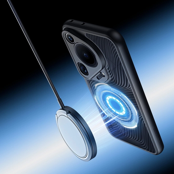Dux Ducis Aimo Mag Hülle mit MagSafe für Huawei Pura 70 Ultra - Schwarz