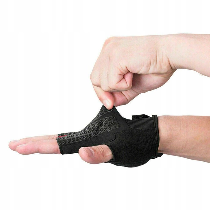 Rockbros S169BGR XXL cycling gloves with gel inserts - gray