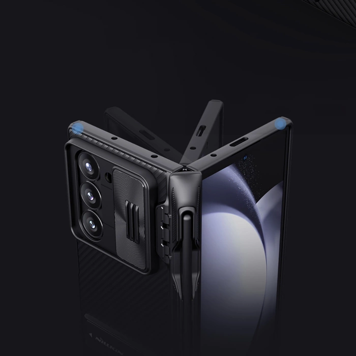 Etui Nillkin CamShield Fold Case na Samsung Galaxy Z Fold 6 5G z uchwytem na rysik - czarny