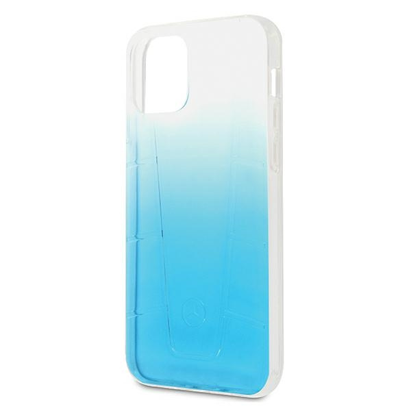 Puzdro Mercedes Apple iPhone 12 Pro Max Transparent Line Blue Case