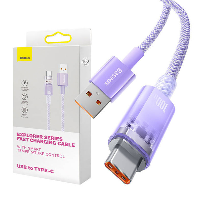 USB-gyorstöltőkábel USB-C Baseus Flash-hez, QC 3.0, Huawei SCP, Samsung AFC, 5A, 1m (zöld)