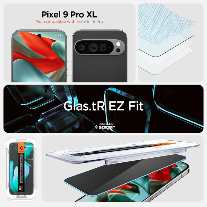 CRISTAL DE PRIVACIDAD SPIGEN GLAS.TR "EZ FIT" 2-PACK GOOGLE PIXEL 9 PRO XL PRIVACY