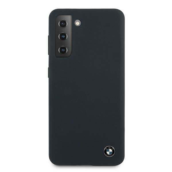 BMW Samsung Galaxy S21 Plus Silikon Signature BMHCS21MSILNA Marineblau HardHülle
