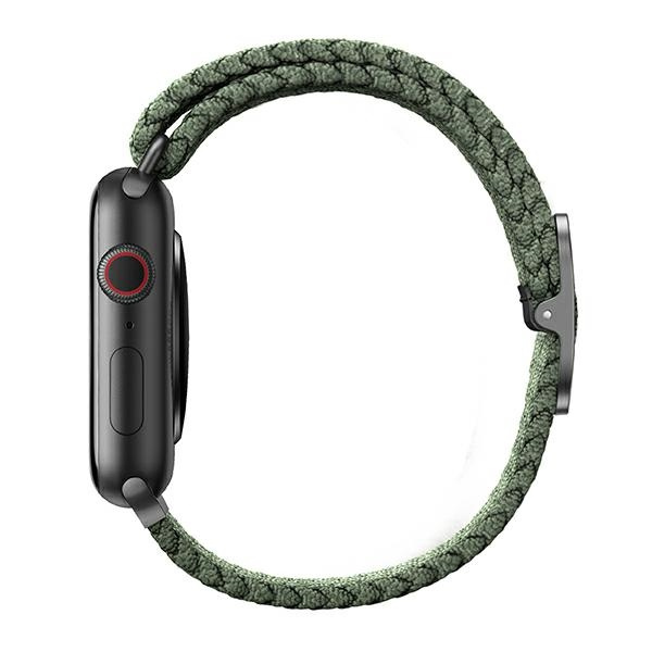 Apple Watch Uniq Aspen 40/38/41mm Verde trenzado / verde ciprés