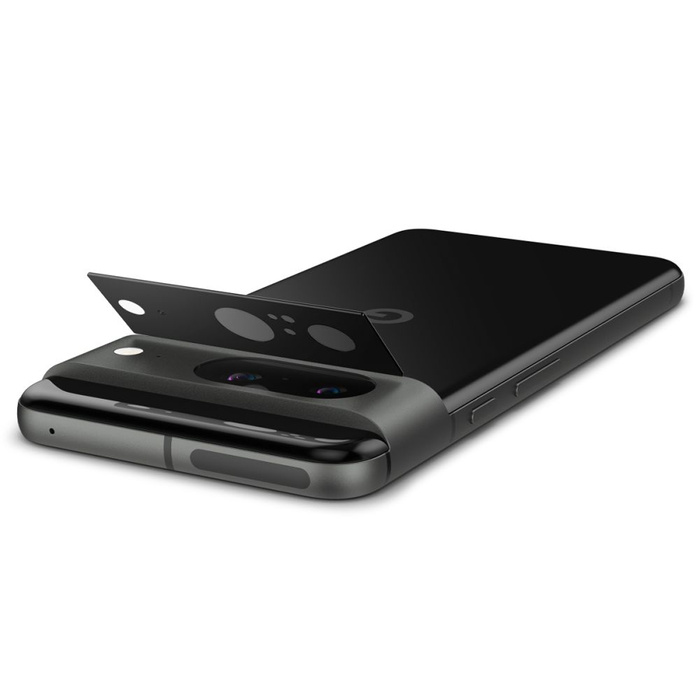 Spigen Protecteur de caméra Optik.tr "ez Fit" Protecteur de caméra 2-pack Google Pixel 8 Noir