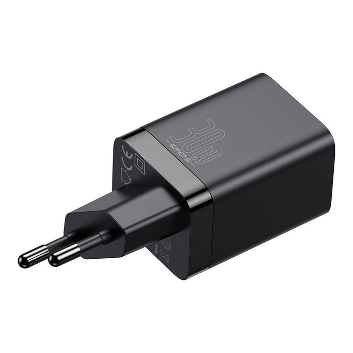 [APRÈS RETOUR] Chargeur rapide Baseus Super Si Pro USB / USB Type C 30W Power Delivery Quick Charge noir (CCSUPP-E01)