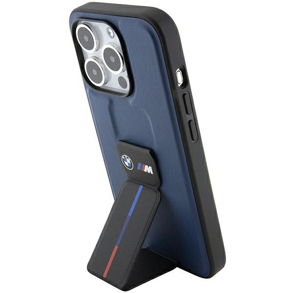 Hülle Bmw Bmhcp15lgspbiv IPhone 15 Pro 6.1" Navy/navy Hardcase M Grip Stand Bicolor Case