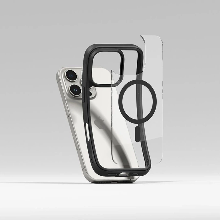 Etui RINGKE FUSION BOLD MAGNETIC MAGSAFE IPHONE 16 PRO BLACK