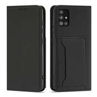 Magnetkartenhülle Hülle für Samsung Galaxy A53 5G Tasche Brieftasche Kartenhalter Schwarz