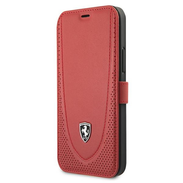 Case FERRARI Apple iPhone 12 Pro Max Book Off Track Perforated FEOGOFLBKP12LRE Red Case