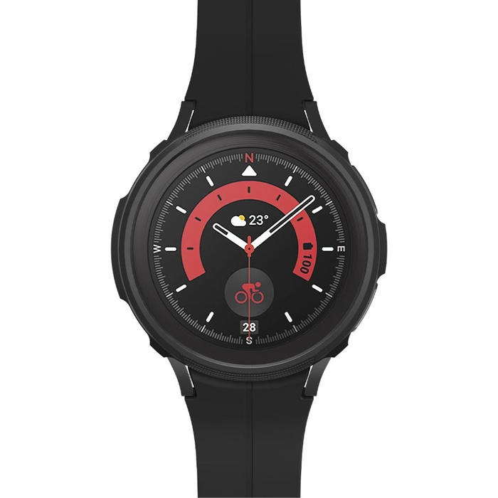 Hülle Spigen Galaxy Watch 5 PRO (45 MM) Liquid AIR MATTE SCHWARZ