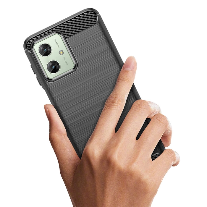 Custodia in carbonio per Motorola Moto G54 - nera