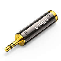 Ugreen adaptateur audio de 3,5 mm (mâle) à mini jack 6,35 mm (femelle) gris (AV168)