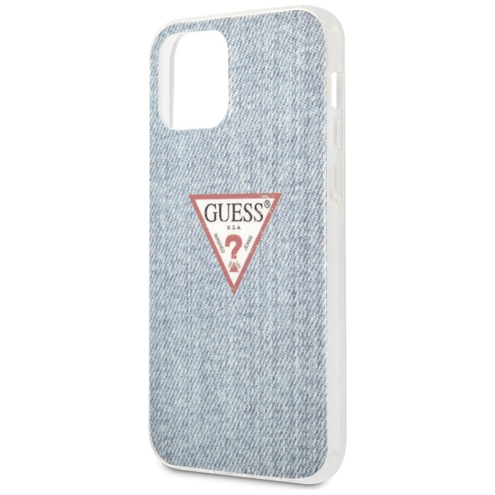 Cover GUESS Apple iPhone 12 Pro Max 6.7 Jeans Collection GUHCP12LPCUJULLB Blu Hardcase