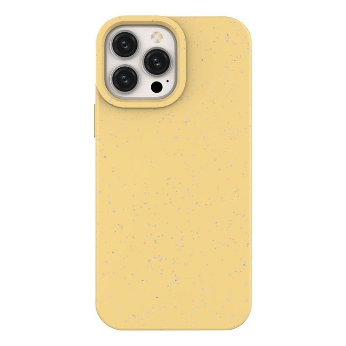 Coque Eco Case pour iPhone 14 Plus silicone dégradable jaune