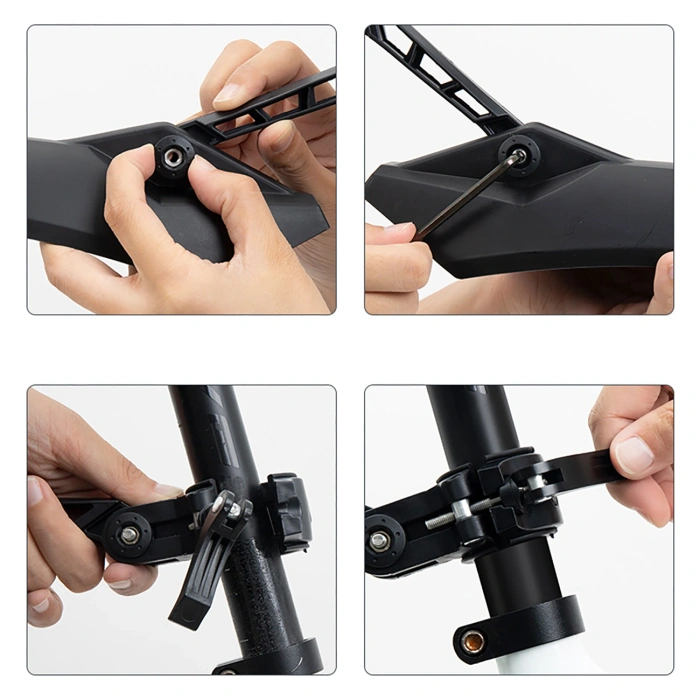 Zestaw błotników Wozinsky WZB-01 uniwersalne - czarny