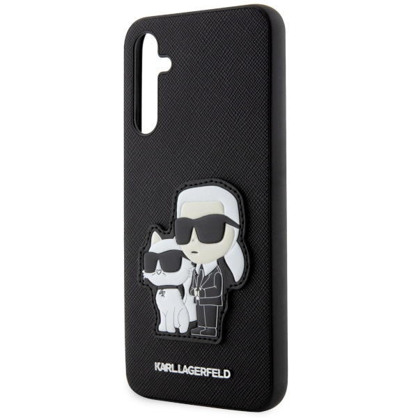 Karl Lagerfeld KLHCA54SANKCPK A54 5G A546 hardcase black/black Saffiano Karl &amp; Choupette