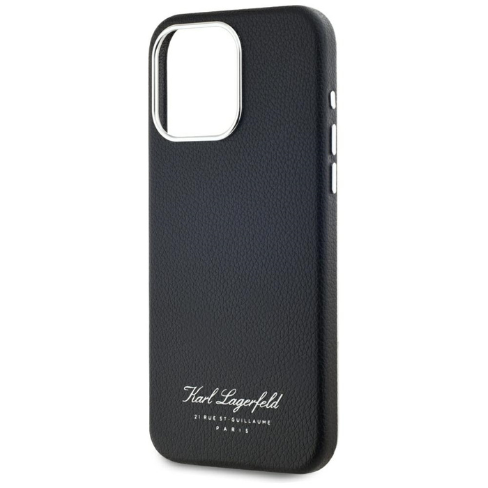 Etui Karl Lagerfeld hotel RSG do iPhone  15 Pro czarny