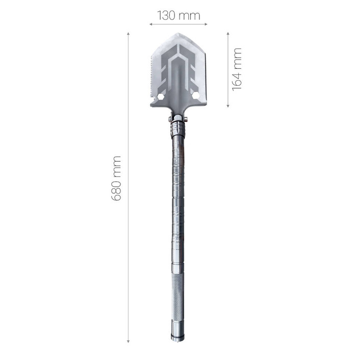 Multifunktionale Klappschaufel 10in1 Überlebensmesser Schraubenzieher Glasbrecher