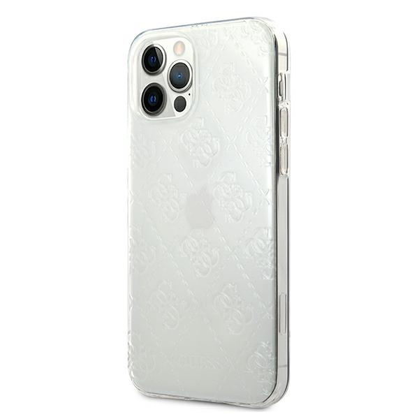 Coque GUESS Apple iPhone 12 Pro Max 6.7 4G 3D Pattern Collection GUHCP12L3D4GTR Clear Hardcase