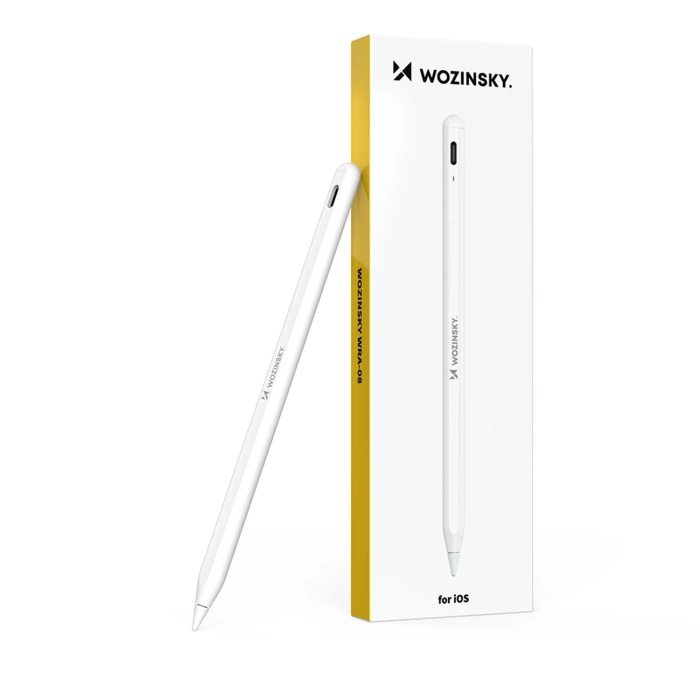 Wozinsky WRA-08 Stylus für iPad USB-C Schnellladung - Weiß