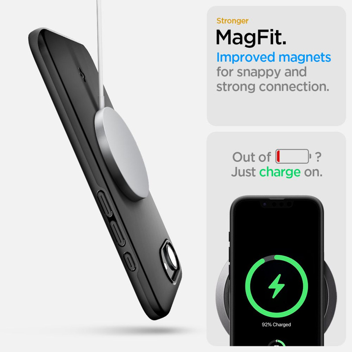 SPIGEN THIN FIT MAG MAGSAFE IPHONE 16E SCHWARZ