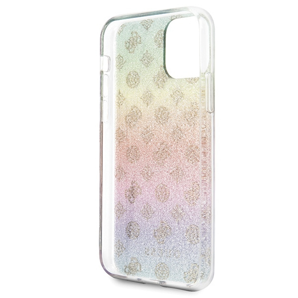 Hülle GUESS Apple iPhone 11 Pro Schillernd 4G Pfingstrose Mehrfarbig Hard Case