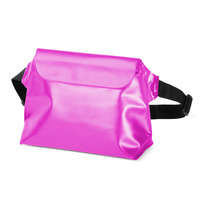Bolsa impermeable de PVC / riñonera - rosa